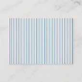 Carte D'accompagnement Tirage au sort de couche pour poussette bleue mode (Dos)