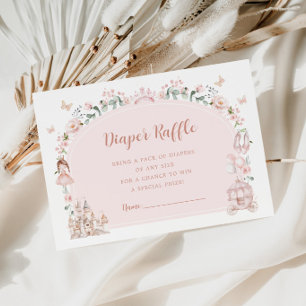 Carte D'accompagnement Tirage au sort de couche pour princesse de conte d