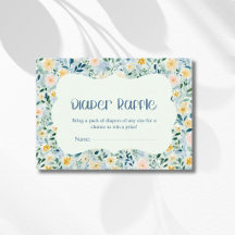 Tirage au sort de couche vintage fleurs bleu pouss