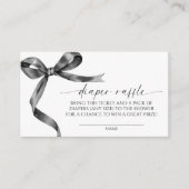 Carte D'accompagnement Tirage au sort de couches Black Bow (Devant)