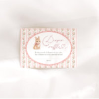 Tirage au sort de couches Lapin Floral Rose