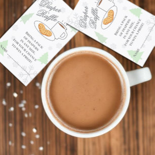 Carte D'accompagnement Tirage au sort de couches pour Baby Shower Cookies