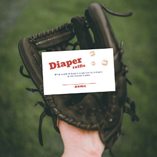 Carte D'accompagnement Tirage au sort de la couche de baseball Oh Boy Slu