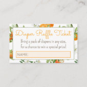 Carte D'accompagnement Tirage au sort des couches pour bébé Little Cutie (Devant)