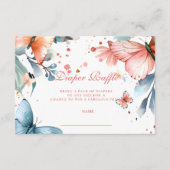 Carte D'accompagnement Tirage au sort Diapper Prairie papillon (Devant)