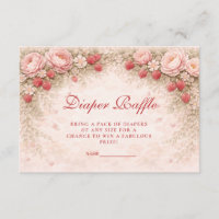 Tirage au sort du lange floral fraise rose
