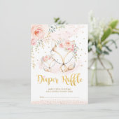 Carte D'accompagnement Tirage de couche bébé renard Fleurs Bohème Rougeur (Debout devant)