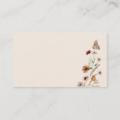 Carte D'accompagnement Tirage de couche Boho (Dos)