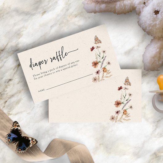 Carte D'accompagnement Tirage de couche Boho