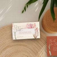 Tirage de couche Boho Palm Feuillage Séché Baby Sh