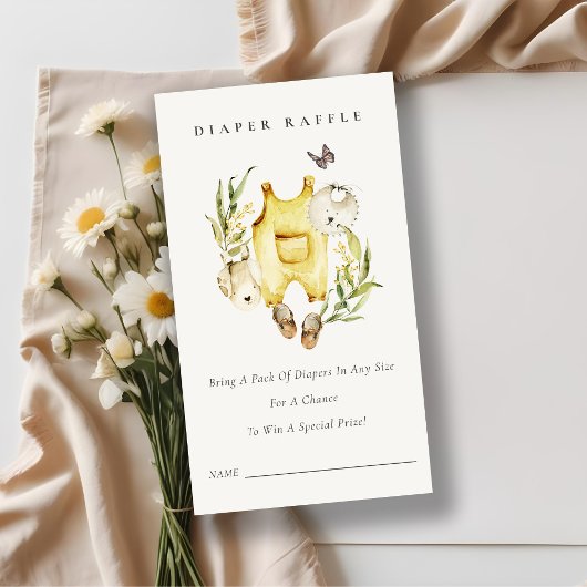 Carte D'accompagnement Tirage de couche de bébé en feuillage de feuille S