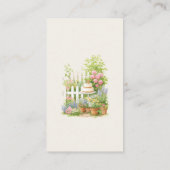 Carte D'accompagnement Tirage de couche de jardin de bébé Pierre Lapin (Dos)