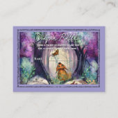 Carte D'accompagnement Tirage de couche forestier violet de conte de fées (Devant)