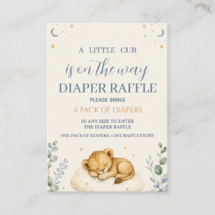 Carte D'accompagnement Tirage de couche Little Cub