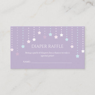 Carte D'accompagnement Tirage de couche pour Baby Shower Twinkle Little S