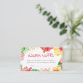 Carte D'accompagnement Tirage de couche pour bébé Aloha (Debout devant)