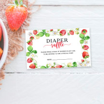 Tirage de couche pour bébé fraise