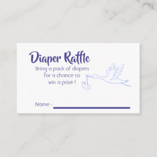 Carte D'accompagnement Tirage de couches à envoyer avec l'invitation à la