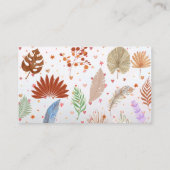 Carte D'accompagnement Tirage de couches bébé bohème vêtements aquarelle (Dos)