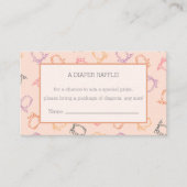 Carte D'accompagnement Tirage de Couches Bébé Citrouille la Plus Mignonne (Devant)