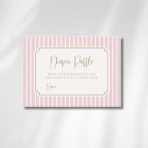 Tirage de Lange Cadre Doré Stripé de Rose
