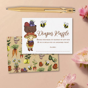 Carte D'accompagnement Tirelire Bébé Baby Shower Jeu de Loterie Couches