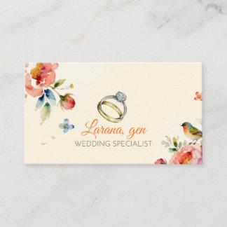 Carte D'accompagnement Titre de la liste recommandée : "Songbirds & Bloom