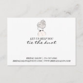 Carte D'accompagnement Titulaire de Élastique à cheveux d'affaires Mariag (Devant)