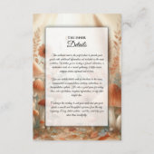 Carte D'accompagnement Toadstool en terre cuite Mariage magique (Devant)