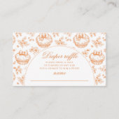 Carte D'accompagnement Toile Little Cutie Pie Diaper Arche de tombole (Devant)