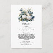 Carte D'accompagnement Tombez amoureux des citrouilles blanches et des dé (Devant)