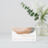 Carte D'accompagnement Tons de terre abstrait moderne bébé tombole de cou (Debout devant)