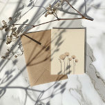 Carte D'accompagnement Tons muets minimalistes Fleurs RSVP avec code QR<br><div class="desc">Simplifiez votre processus de mariage RSVP avec notre RSVP minimaliste Tons Mutés avec un code QR. Cette carte moderne et élégante permet à vos invités de répondre facilement à votre invitation en scannant le code QR avec leurs smartphones. Le design minimaliste et les tons feutrés des fleurs confèrent un look...</div>