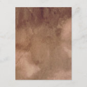 Carte D'accompagnement Tons Terres Aquarelle Élégante Détails de mariage (Dos)