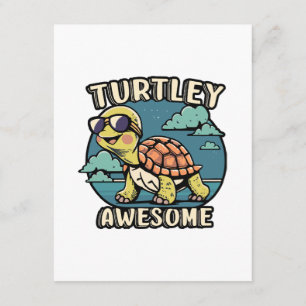 Carte D'accompagnement Tortue formidable