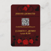 Carte D'accompagnement Toujours enchanté (Dos)