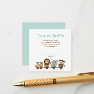 Carte D'accompagnement TOUT À BORD Train Fiesta Déchets Raffle