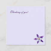 Carte D'accompagnement Toutes les petites cartes-cadeaux pour Carrés (Dos)