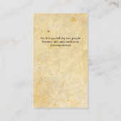 Carte D'accompagnement Tree of Life (Dos)