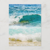 Carte D'accompagnement Tropical Beach Wedding Détails (Dos)