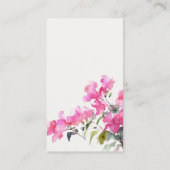 Carte D'accompagnement Tropical Bougainvillea Dsplay Douche Bébé Shower (Dos)