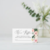 Carte D'accompagnement Tropical Fête des mariées Raffle de vin Jeu (Debout devant)