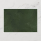 Carte D'accompagnement Tropical Foliage Gold Mariage Wishing well (Dos)