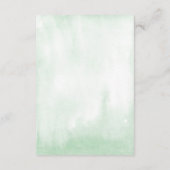 Carte D'accompagnement Tropical Greenery Modern Mariage Détails (Dos)