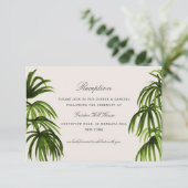 Carte D'accompagnement Tropical Love / Réception (Debout devant)