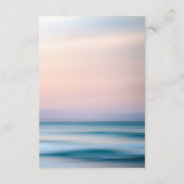 Carte D'accompagnement Tropical Sandy Beach And Seashells Détails Mariage (Dos)