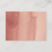 Carte D'accompagnement Tropical Terracotta séché Palm Leaf Gold Frame (Dos)