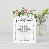 Carte D'accompagnement Tropical Voudrait-Elle Plutôt Fête des mariées Gam (Debout devant)