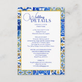 Carte D'accompagnement Tuile moderne été méditerranéen (Devant)