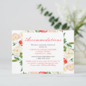 Carte D'accompagnement Tulipes et Daffodils Mariage de printemps (Debout devant)